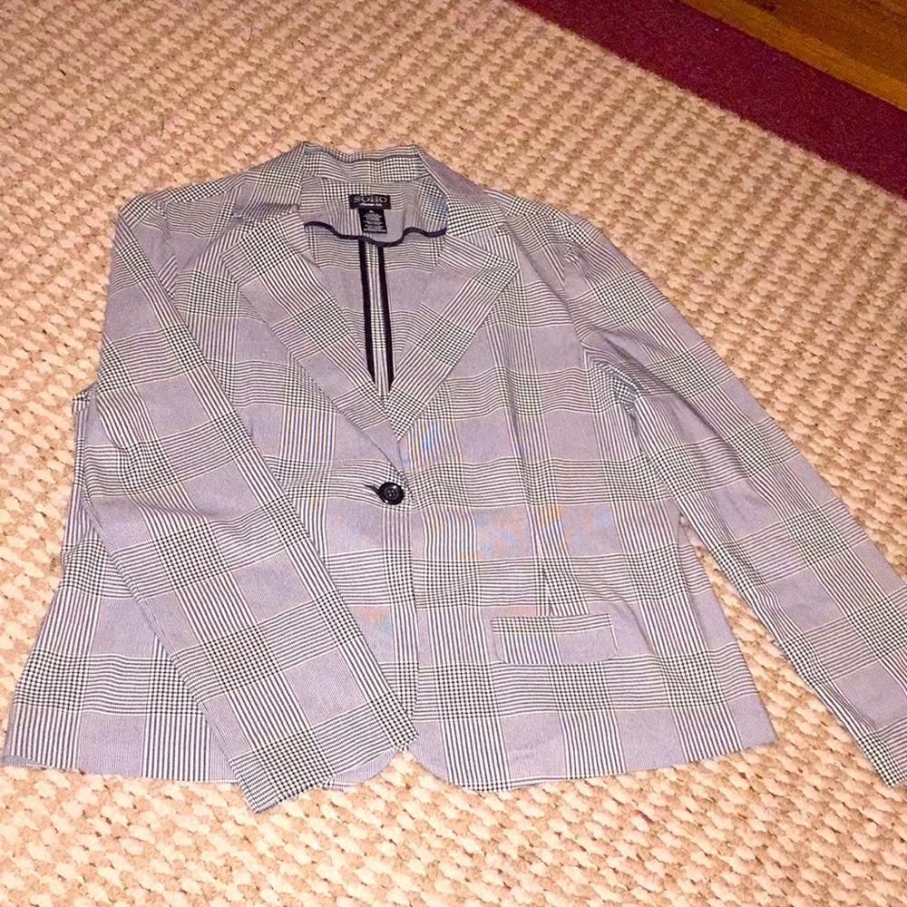 Soho Plaid Blazer